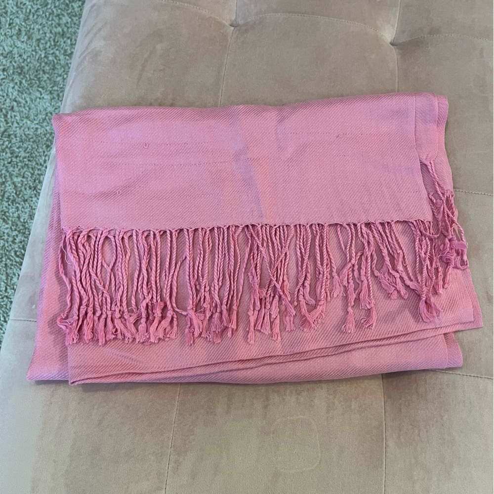 Bubblegum Pink Scarf Wrap